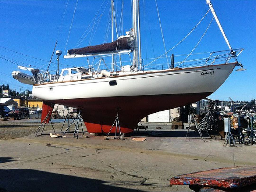 Fiberglass Fraser Sloop Sailboat